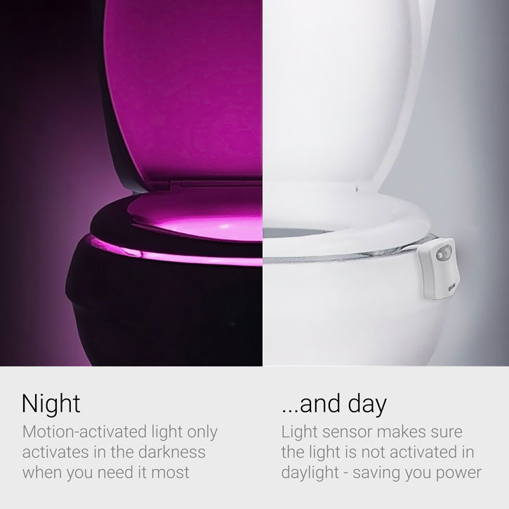 Olixar Motion-Activated Toilet LED Night Light