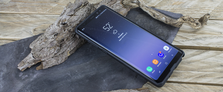 Olixar X-Trex Galaxy Note 8 Rugged Card Kickstand Case - Black