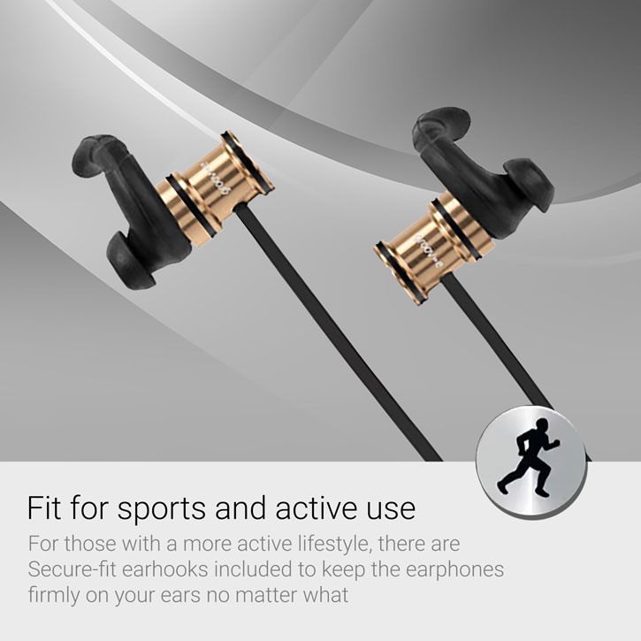 Groov-e Bullet Buds Metal Wireless Earphones with Mic - Gold