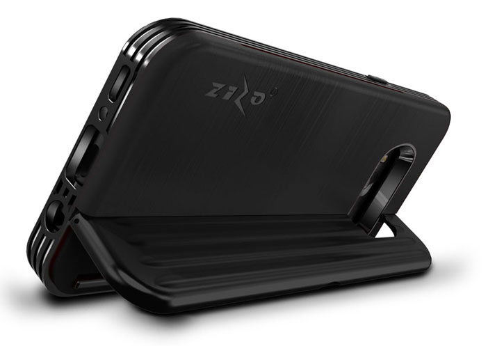 Zizo Retro Samsung Galaxy S8 Brieftaschen Stand Hülle - Schwarz