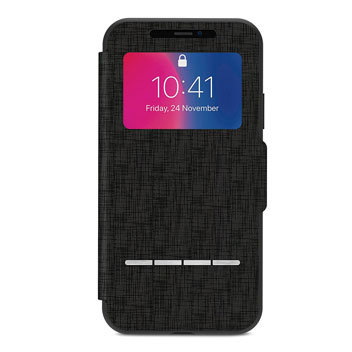 Moshi SenseCover iPhone X Smart Case - Metro Black