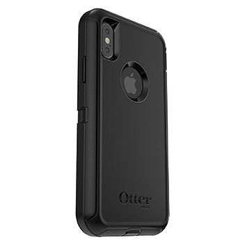 Coque iPhone X OtterBox Defender – Noire vue sur appareil photo