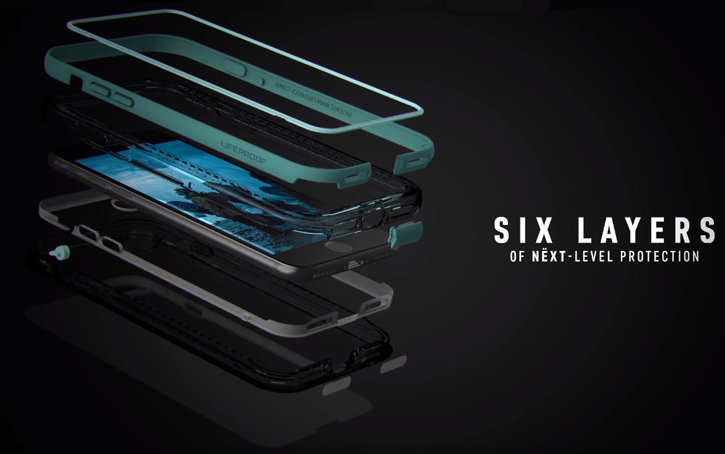 LifeProof NEXT iPhone X Tough Case - Black Crystal