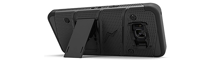 Zizo Bolt Series Samsung Galaxy Note 8 Tough Case & Belt Clip - Black