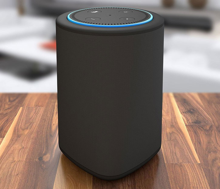 Ninety7 Vaux Amazon Echo Dot Dock & Bluetooth Speaker - Black