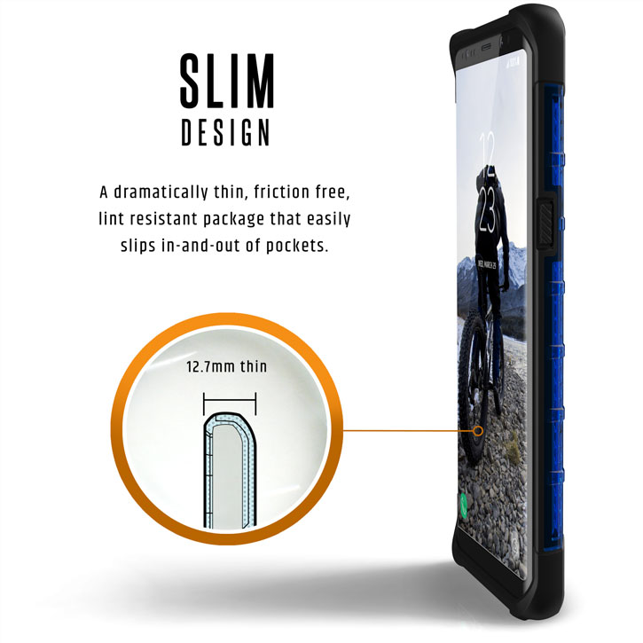 UAG Plasma Samsung Galaxy Note 8 Protective Schutzhülle - Kobalt / Schwarz