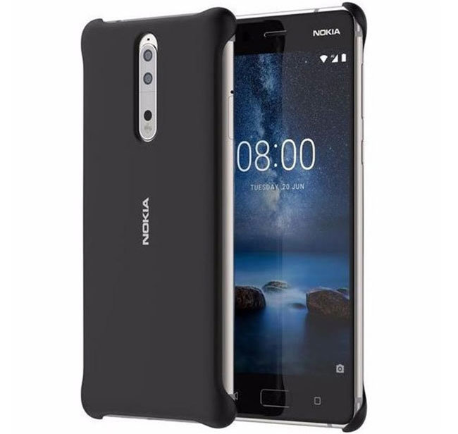 Official Nokia 8 Soft Touch Case - Black