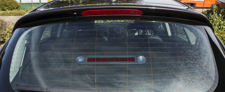 United In-Car Programmable Scrolling LED Message Board