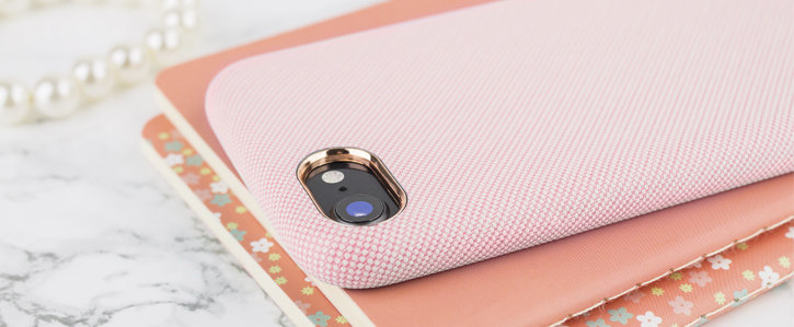 LoveCases Pretty in Pastel iPhone 8 Denim Design Case - Pink
