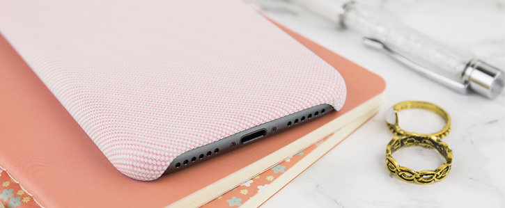 LoveCases Pretty in Pastel iPhone 8 Denim Design Case - Pink