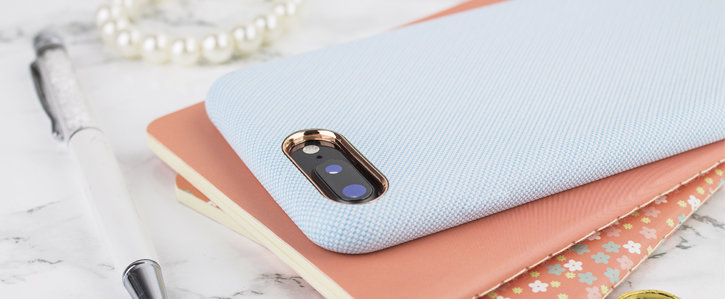 LoveCases Pretty in Pastel iPhone 8 Plus Denim Design Case - Blue