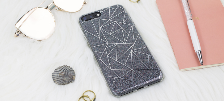 LoveCases Shine Bright Like a Diamond iPhone 8 Plus Case - Black