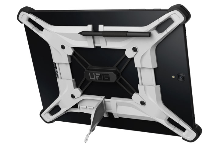 UAG Exoskeleton Universal Large Android Tablet Case - Black / White