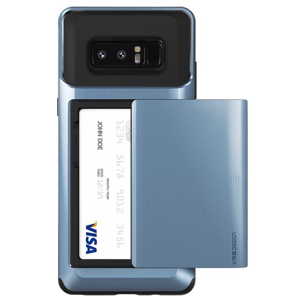 VRS Design Damda Glide Samsung Galaxy Note 8 Case - Blue Coral