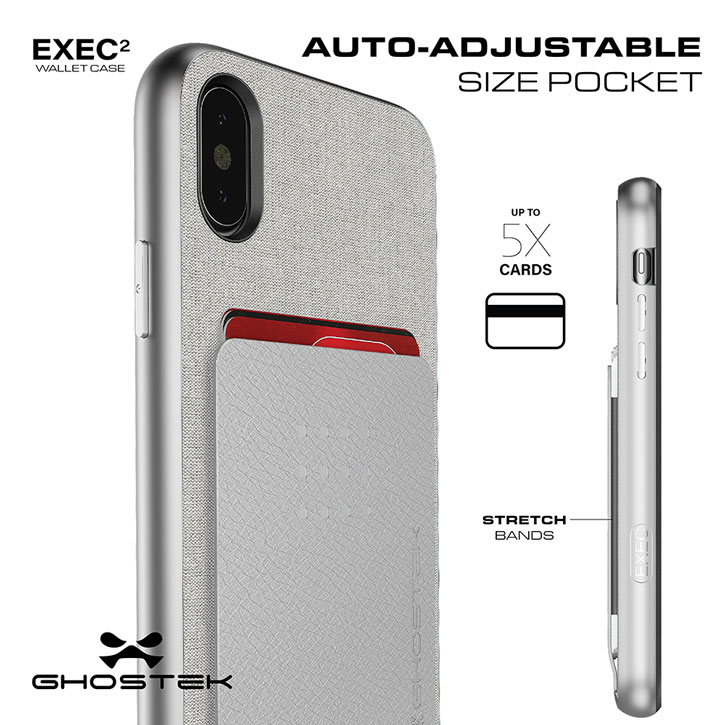 Ghostek Exec Series iPhone X Wallet Case - Brown