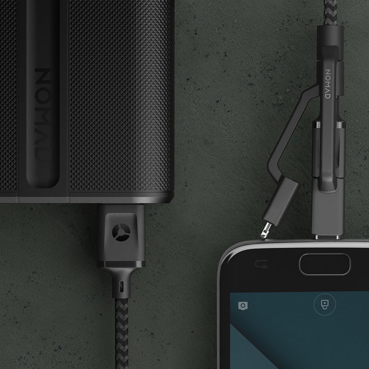 Nomad Universal 3-in-1 USB-C, Lightning & Micro USB Cable