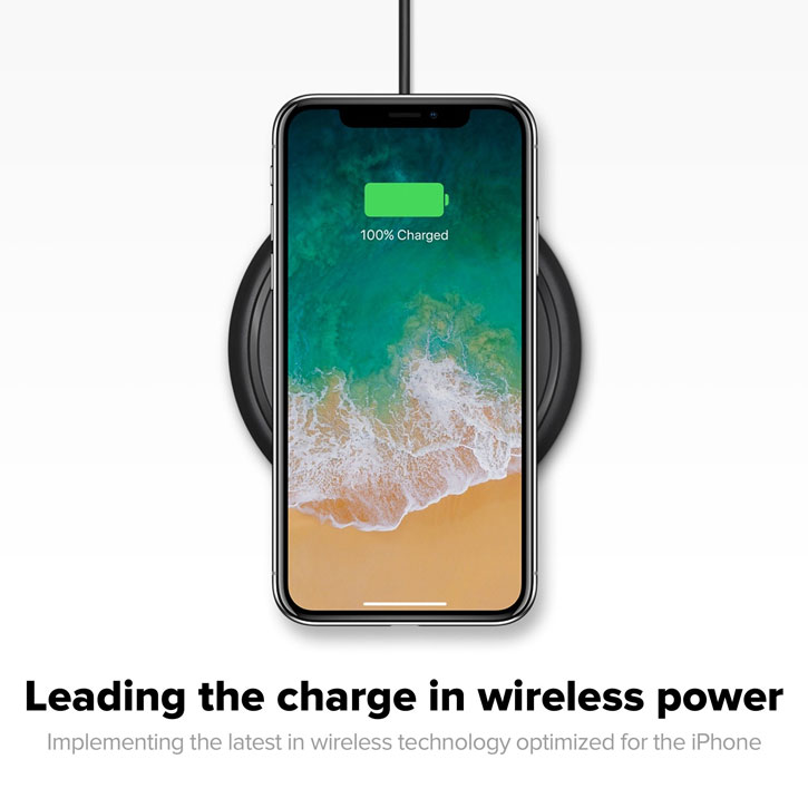 Chargeur sans fil iPhone X / 8 Plus / 8 Mophie Quick Charge Qi