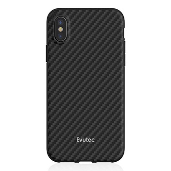 Evutec AER Karbon iPhone X Tough Case & Vent Mount - Black