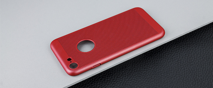 Olixar MeshTex iPhone 8 / 7 Case - Brazen Red