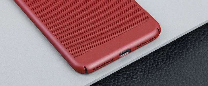 Olixar MeshTex iPhone 7 Plus Case - Brazen Red