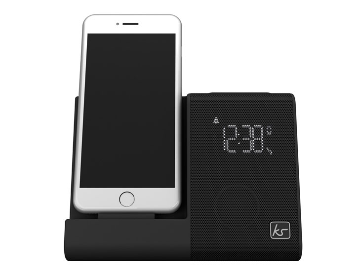KitSound X-Dock 3 iPhone 7 Plus / 7 / 6S / 6 Clock Radio Speaker Dock