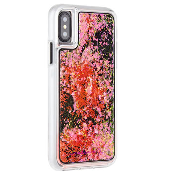 Case-Mate iPhone X Naked Tough Glow Waterfall Case - Pink
