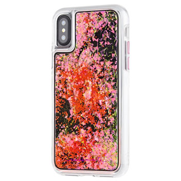 Case-Mate iPhone X Naked Tough Glow Waterfall Case - Pink
