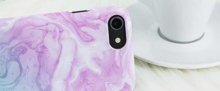 LoveCases Marmor iPhone 8 / 7 Hülle - Traum Rosa