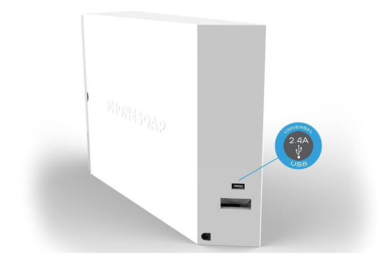 PhoneSoap XL Sanitizing Charging Station - White
