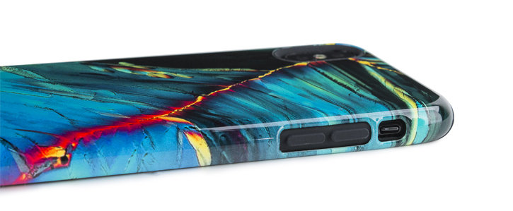 Uprosa Tough Line iPhone X Case - Citrus Ocean