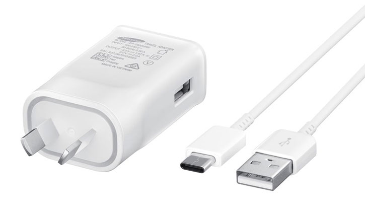 Official Samsung Adaptive Fast USB-C AUS Mains Charger - White