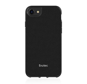 Coque iPhone 8 Evutec AERGO Ballistic Nylon - Noire