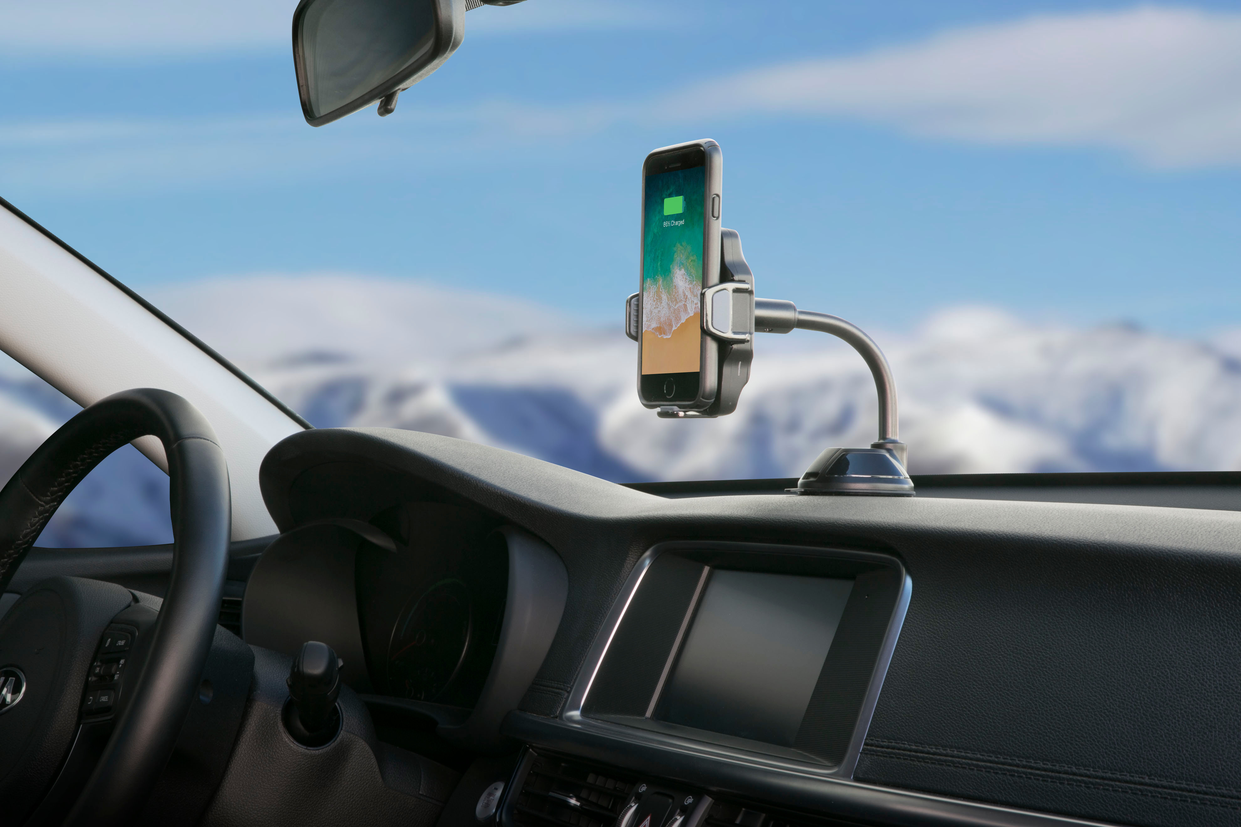 Scosche StuckUp Universal Wireless Charging In-Car Window / Dash Mount