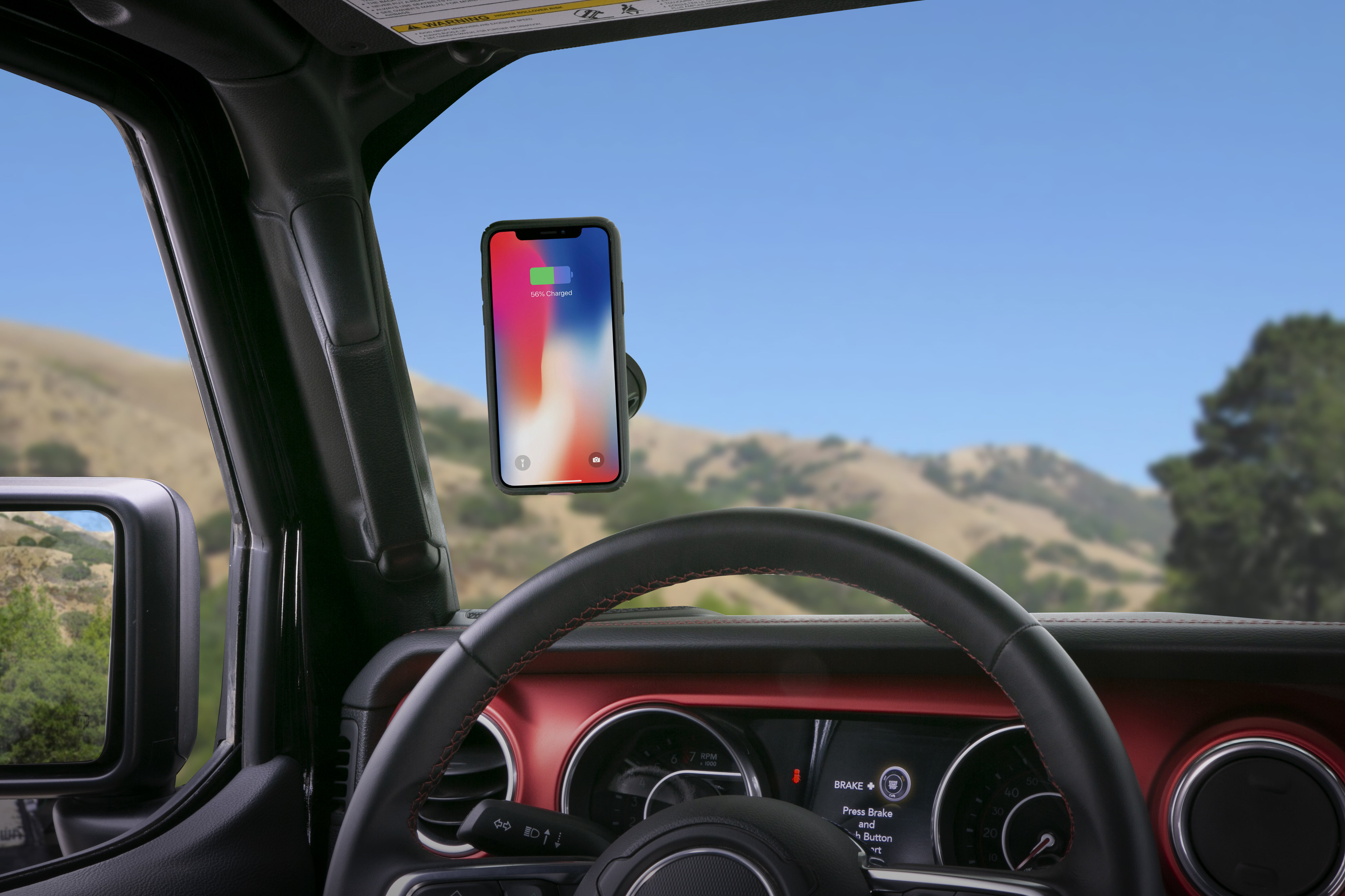 Scosche MagicMount Charge Magnetic Car Holder & Qi Wireless Charger