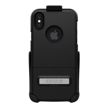 Seidio SURFACE Combo iPhone X Holster Case - Black