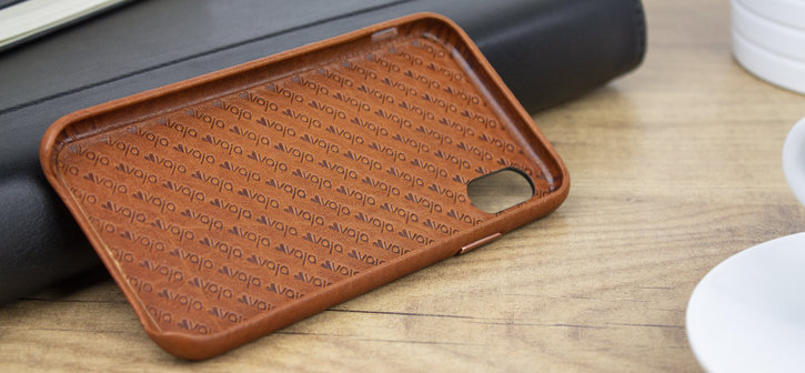 Vaja Grip Slim iPhone X Premium Leather Case - Tan