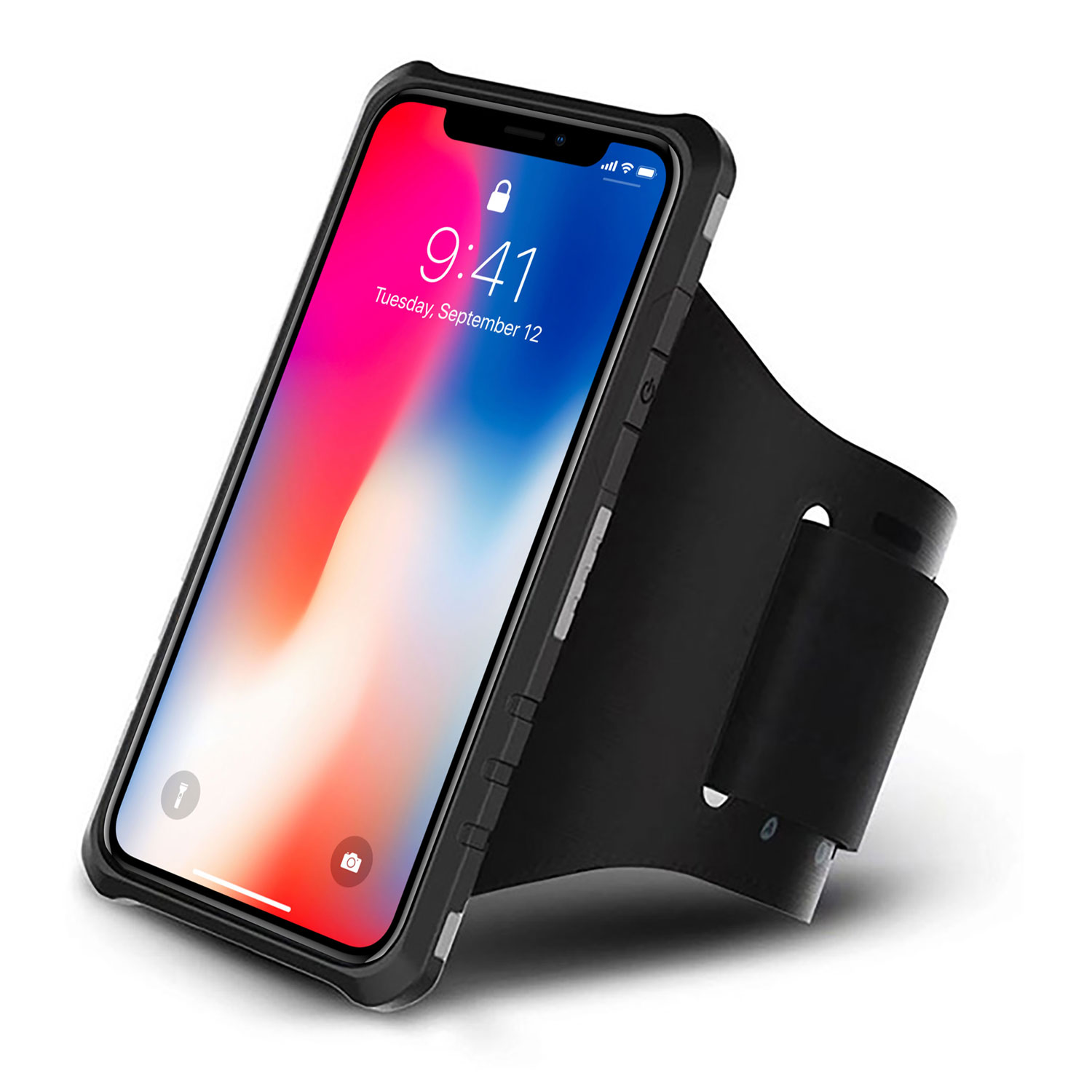 Olixar MagnaFit Heavy Duty iPhone X Magnetic Case with Sports Armband
