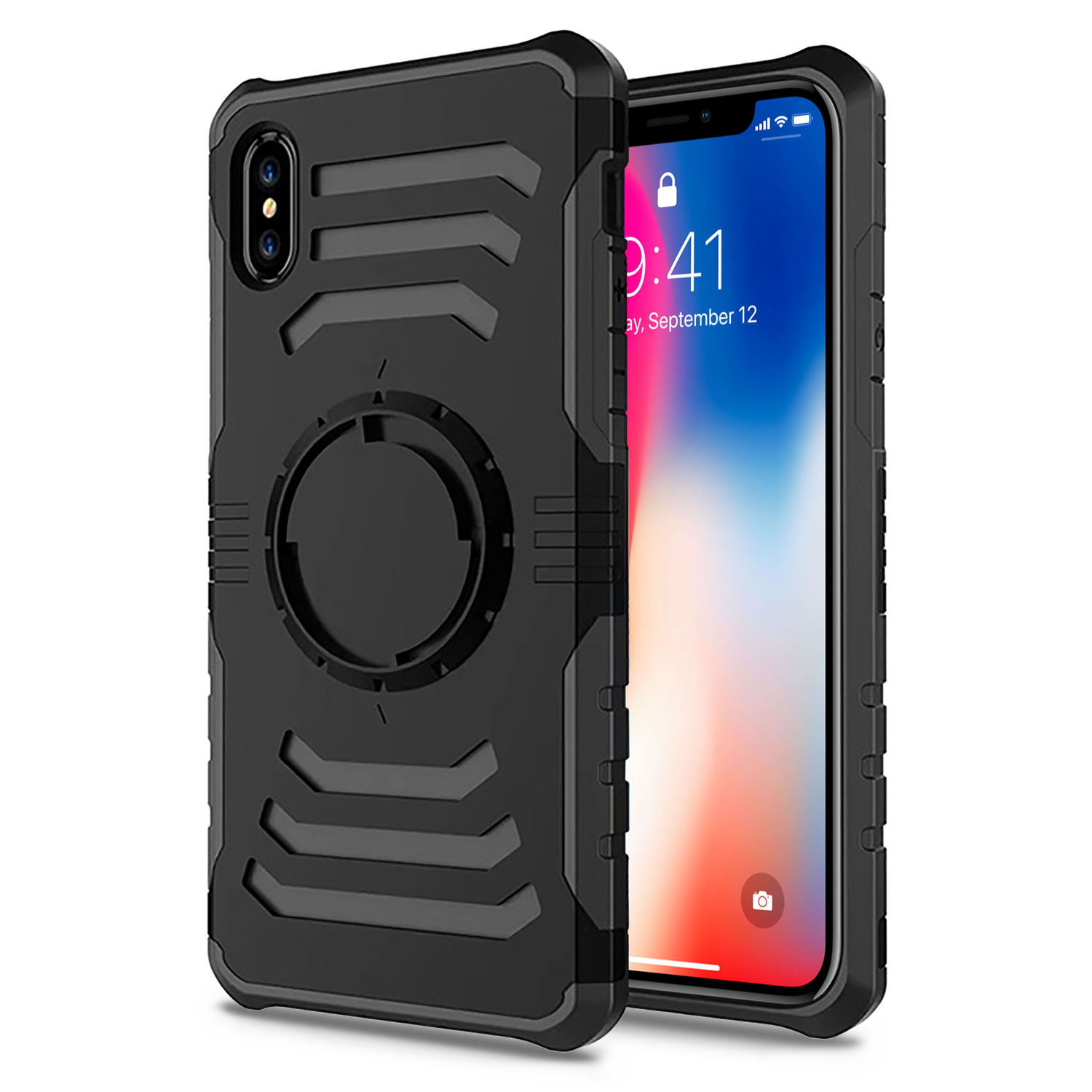 Olixar MagnaFit Heavy Duty iPhone X Magnetic Case with Sports Armband