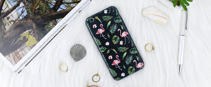 LoveCases Paradise Lust iPhone 6S / 6 Case - Flamingo Fall