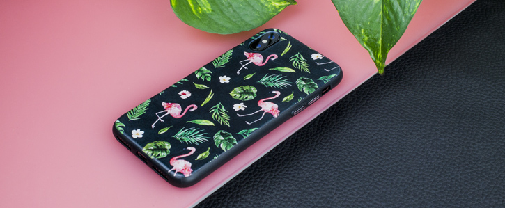 LoveCases Paradise Lust iPhone X Case - Flamingo Fall