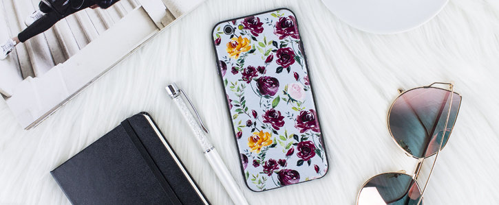 LoveCases Floral Art iPhone 6S / 6 Case - Blue