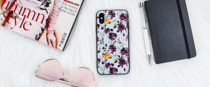 LoveCases Floral Art iPhone X Case - Blue