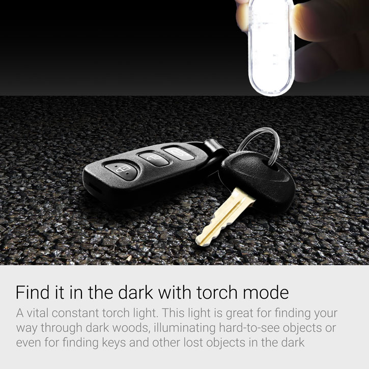 Echo Three LumiClip Pocket Torch Light w/ Carabiner Attachment