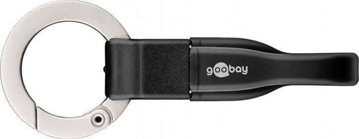 Câble de chargement Porte-Clés Goobay MFi iPhone iPad - Noir