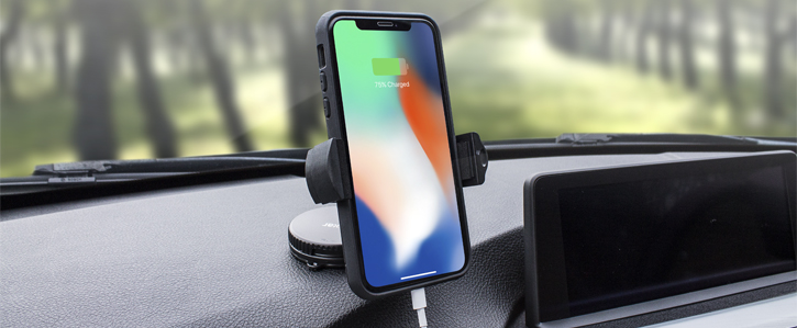 Olixar DriveTime iPhone X Car Holder, Cable & Charger In-Car Pack