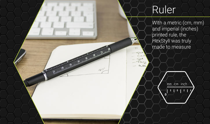 Olixar HexStyli 6-in-1 Stylus Pen - Black