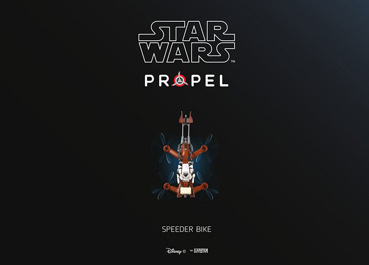 Propel Star Wars 74-Z Speeder Bike Battle Drone