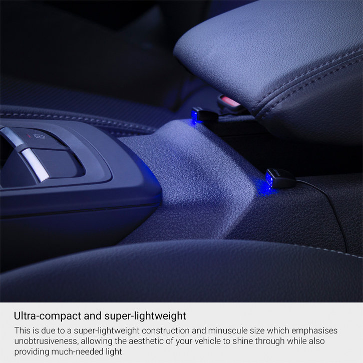 Luces LED para el salpicadero del coche Type S QuadMicro Mini - Pack 4