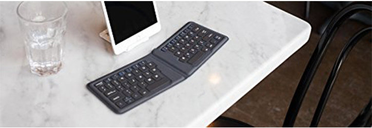 Kanex MultiSync Universal Foldable Bluetooth Mini Travel Keyboard