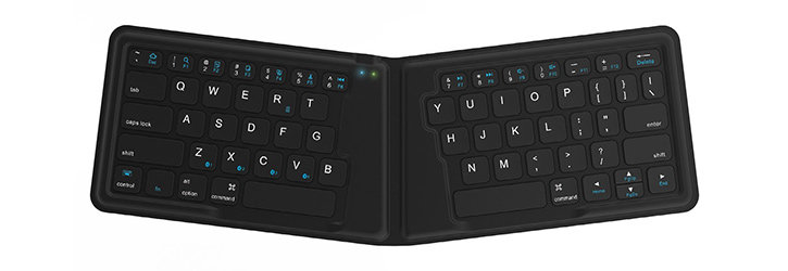 Kanex MultiSync Universal Foldable Bluetooth Mini Travel Keyboard